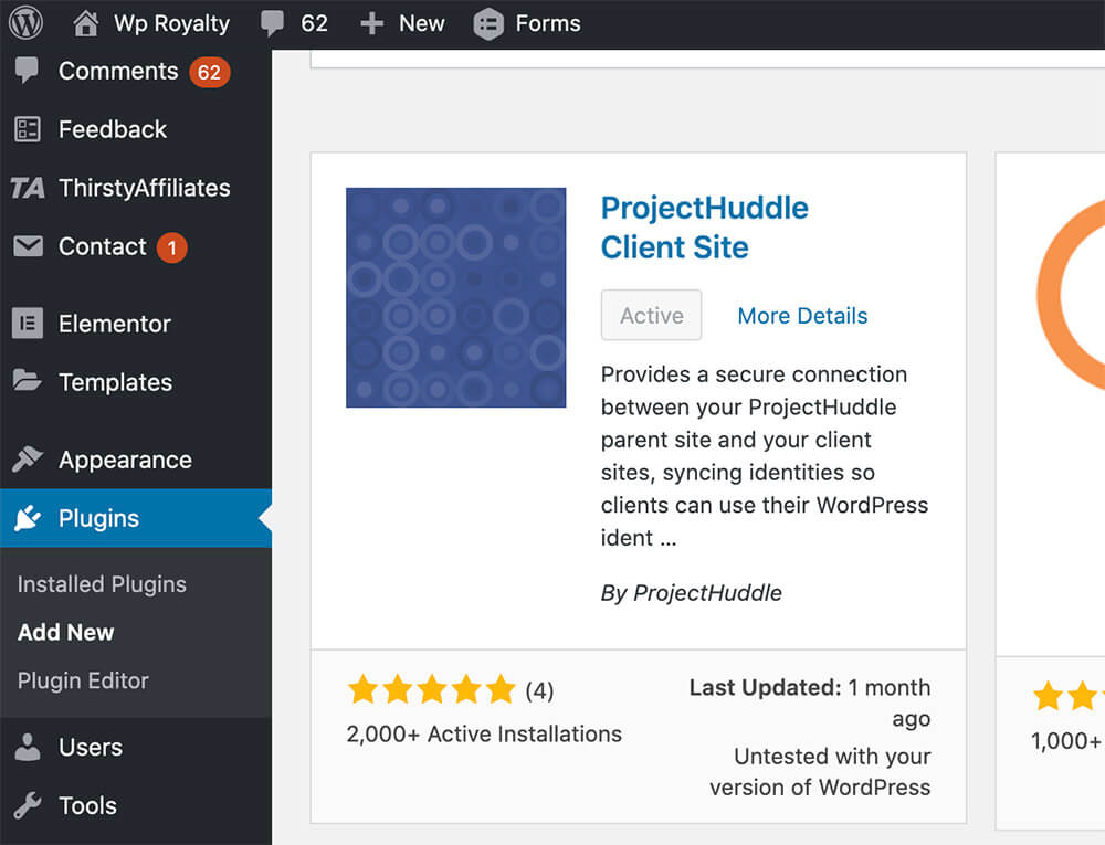 Install Project Huddle Client Side Plugin