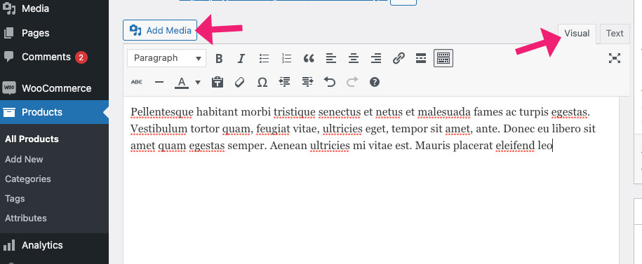 Add PDF file to classic editor