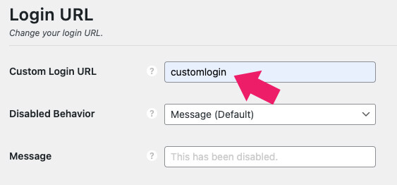 Create custom login URL with Perfmatters plugin
