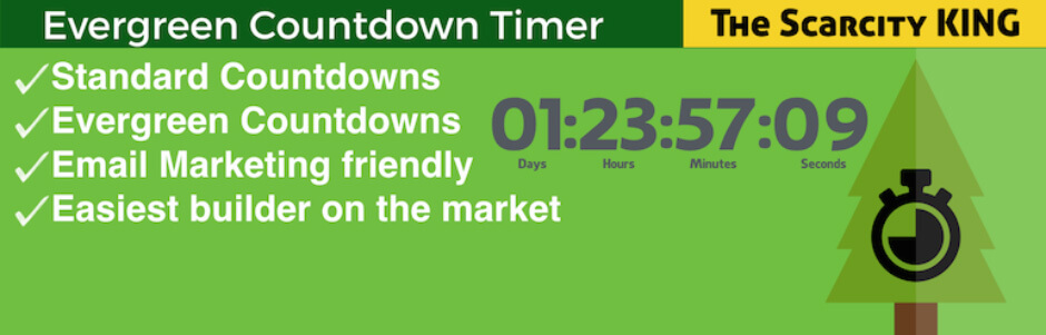 Evergreen Countdown Timer PluginEvergreen Countdown Timer Plugin