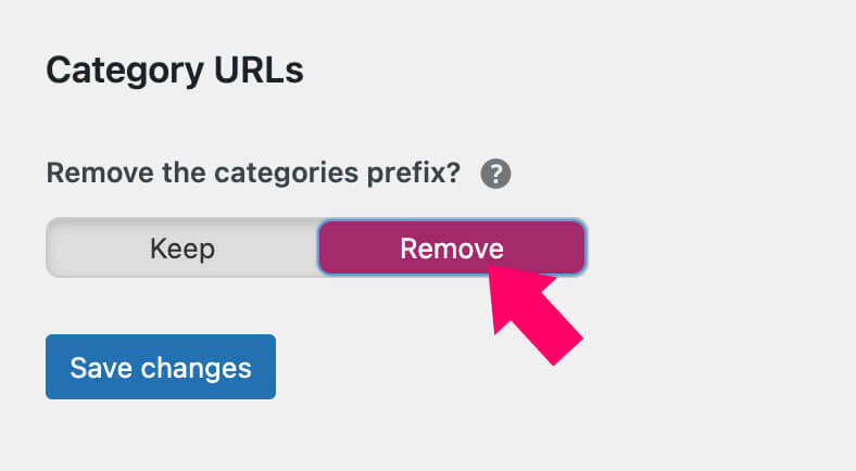 Remove category URL with Yoast plugin