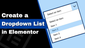 How to Create a Dropdown List Menu in Elementor - PluginsForWP