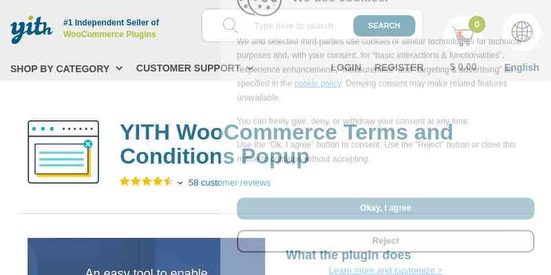 YITH WooCommerce Terms & Conditions Popup