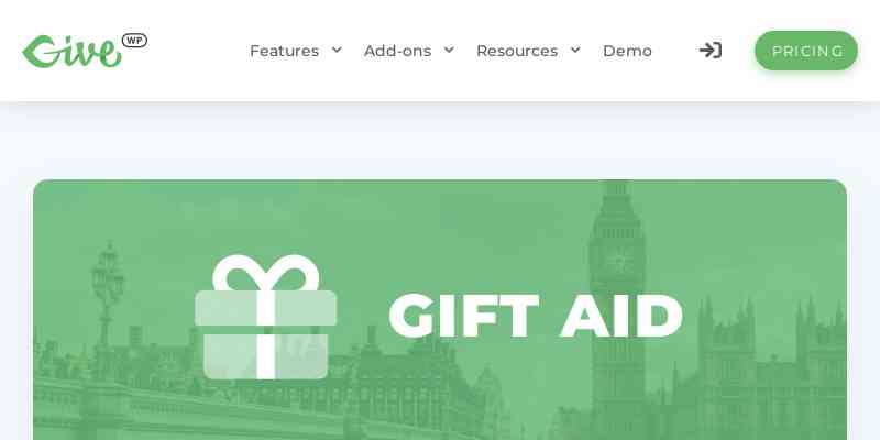 Give – Gift Aid