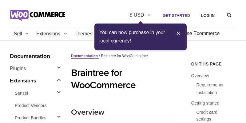 Braintree for WooCommerce Payment Gateway