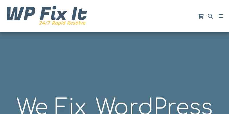 WP Fix It Extension