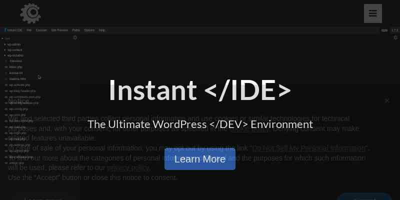 Instant IDE Manager