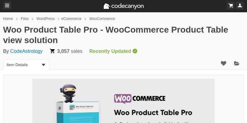 WOO Product Table Pro