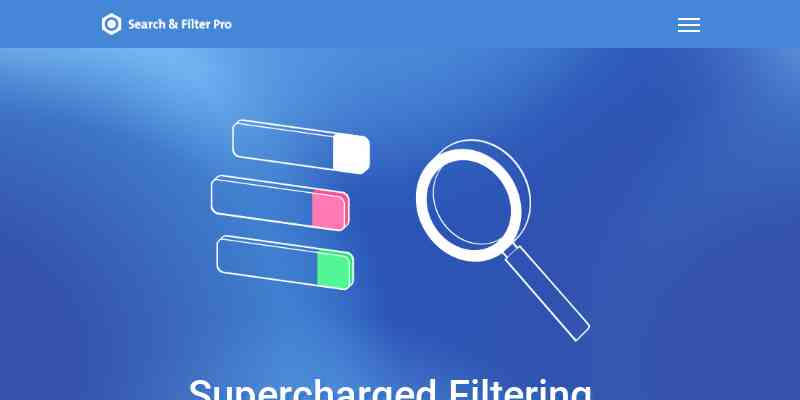 Search & Filter – Elementor Extension