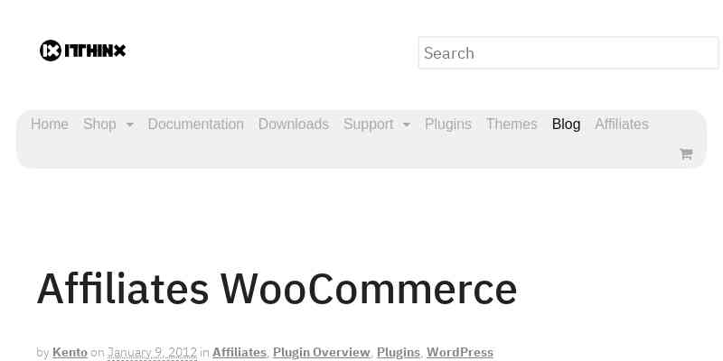 Affiliates WooCommerce Integration