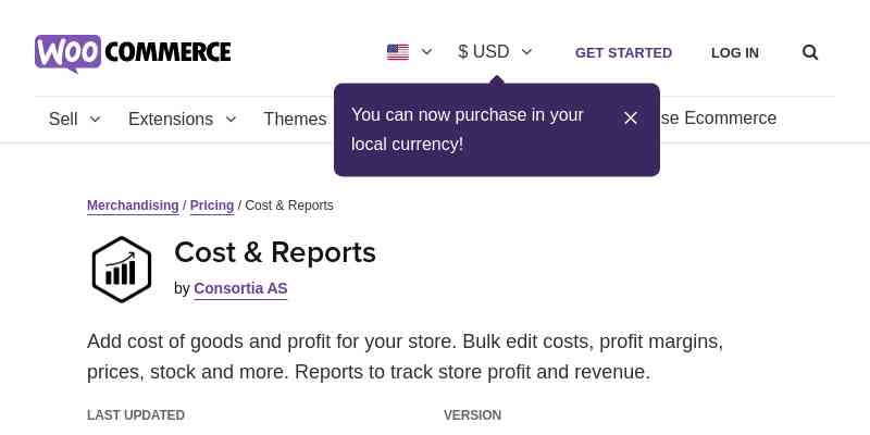 Cost & Reports for WooCommerce