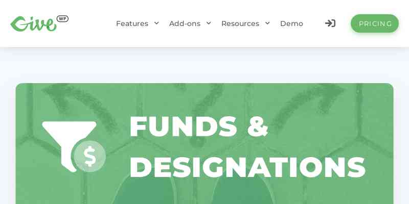 Give – Funds and Designations