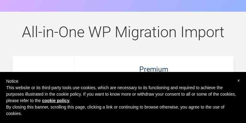 All-in-One WP Migration File Extension