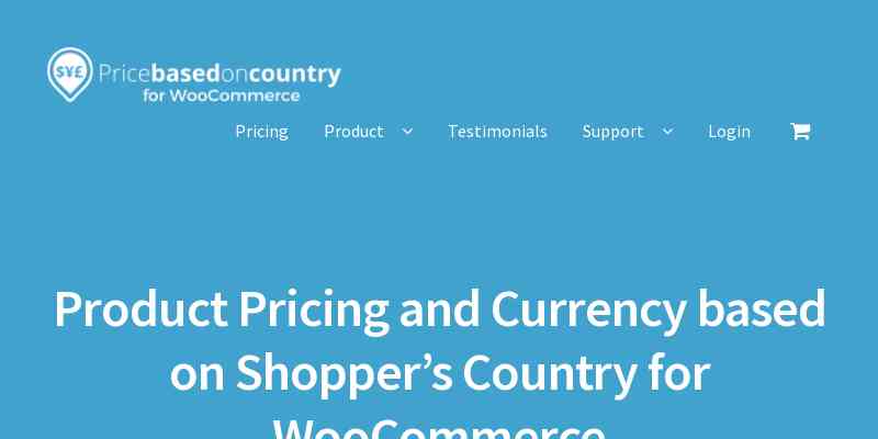 WooCommerce Price Based on Country Pro Add-on