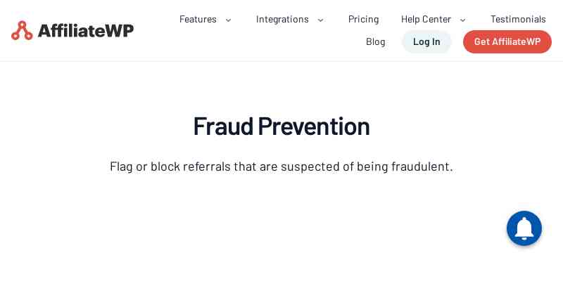 AffiliateWP – Fraud Prevention