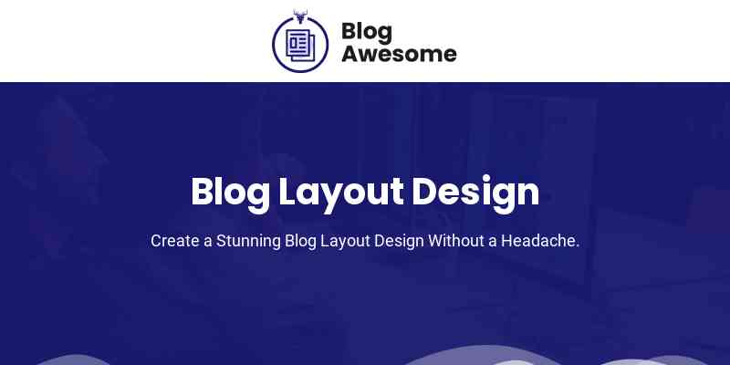 Advanced Carousel Blog Layout Design