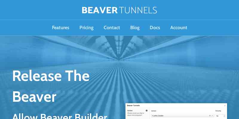 Beaver Tunnels