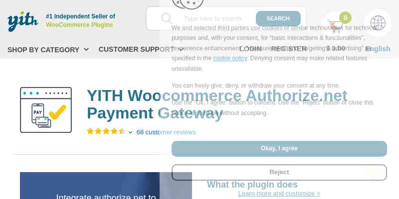 YITH WooCommerce Authorize.net Payment Gateway Premium
