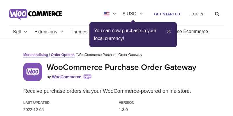 WooCommerce Purchase Order Payment Gateway