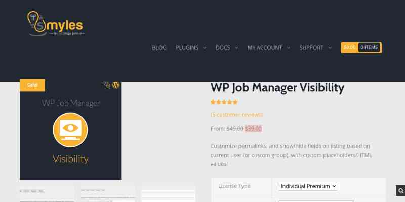 WP Job Manager – Visibility
