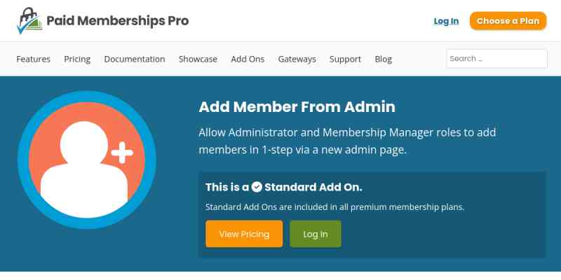 Paid Memberships Pro – Add Member From Admin