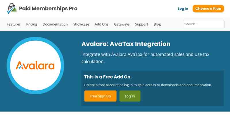 Paid Memberships Pro – AvaTax Add On