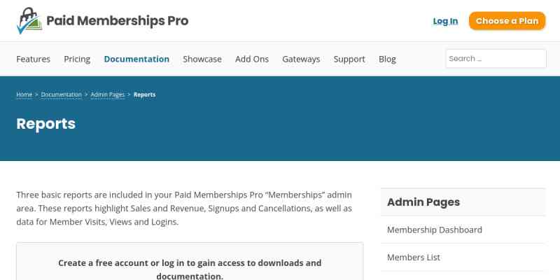 Paid Memberships Pro – Better Logins Report Add On