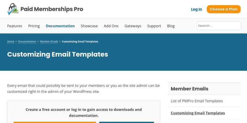 Paid Memberships Pro – Email Templates Add On