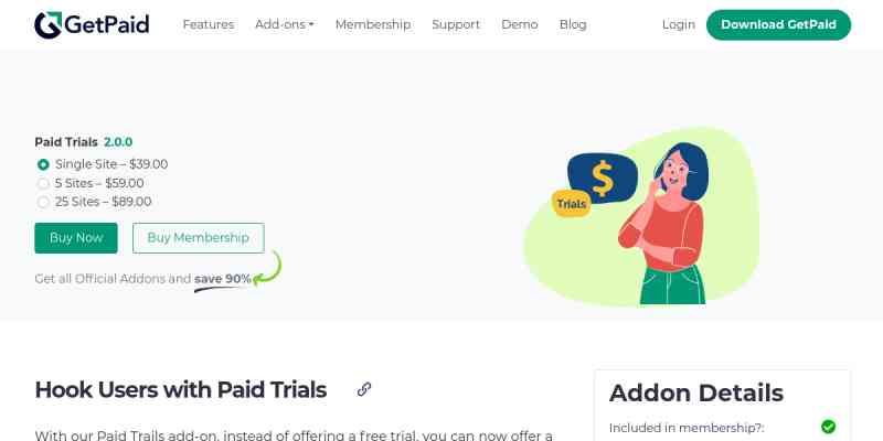 GetPaid > Paid Trials
