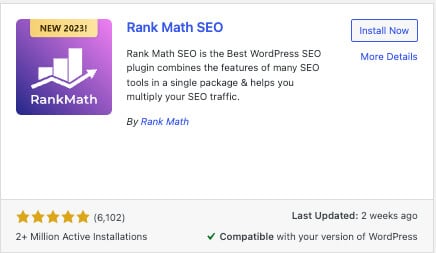 Rank Math WordPress plugins