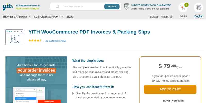 YITH WooCommerce PDF Invoices & Packing Slips Premium