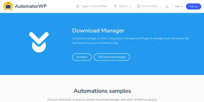 AutomatorWP – Download Manager