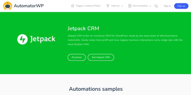 AutomatorWP – Jetpack CRM