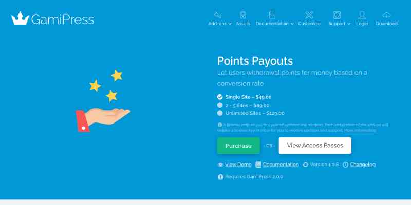GamiPress – Points Payouts