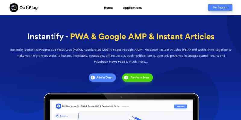DaftPlug Instantify – PWA & Google AMP & Instant Articles