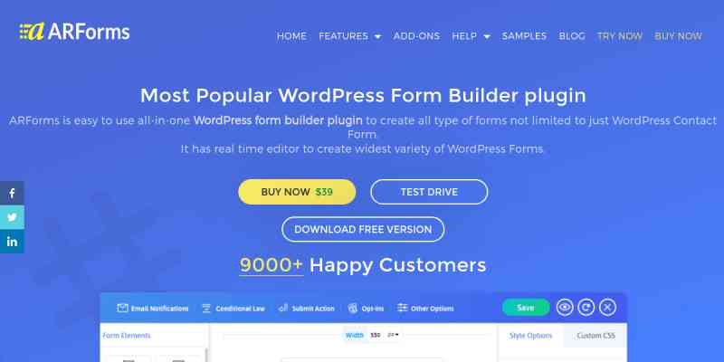 ARForms – Premium WordPress Form Builder Plugin