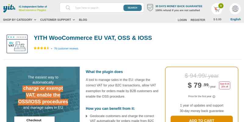 YITH WooCommerce EU VAT, OSS & IOSS Premium