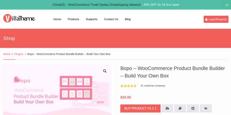 Bopo – WooCommerce Product Bundle Builder Premium