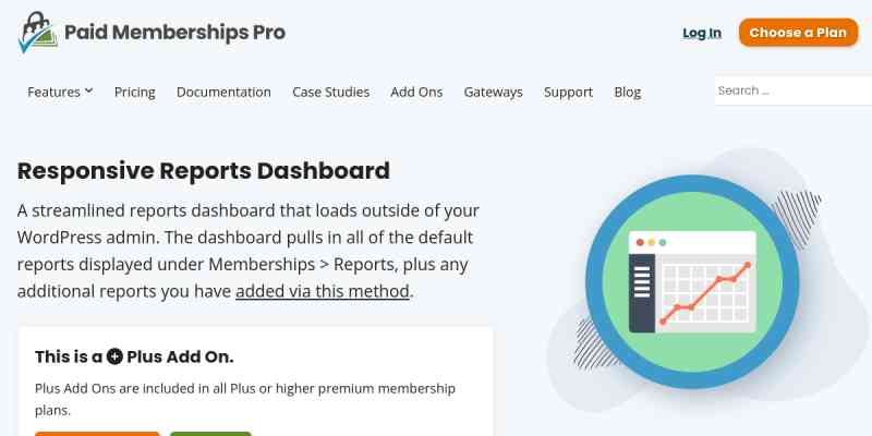 Paid Memberships Pro – Reports Dashboard Add On