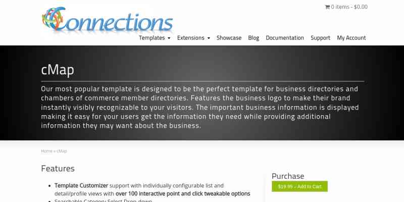 Connections Business Directory Template – cMap
