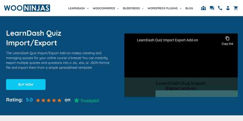 LearnDash Quiz Import Export