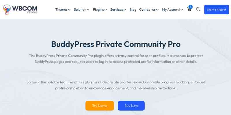 Wbcom Designs – BuddyPress Private Community Pro