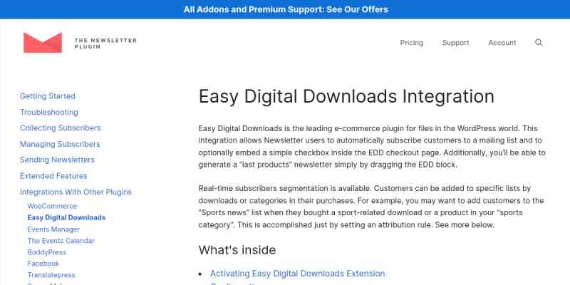 Newsletter – Easy Digital Downloads