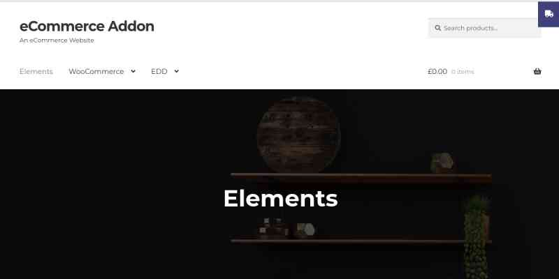 eCommerce Addon for Elementor