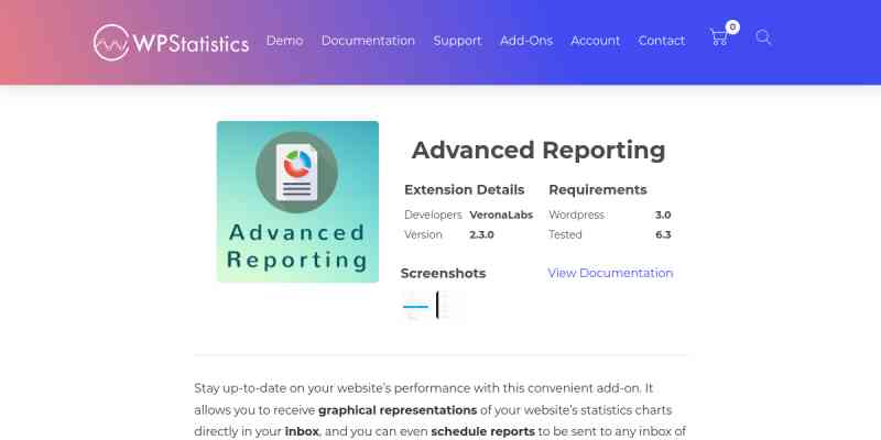 WP Statistics – Advanced Reporting