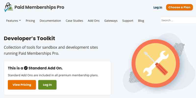 Paid Memberships Pro – Developer’s Toolkit Add On