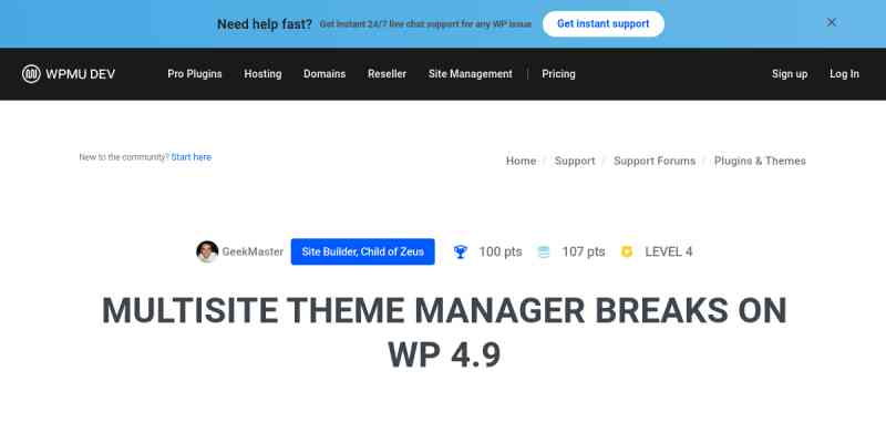 Multisite Theme Manager