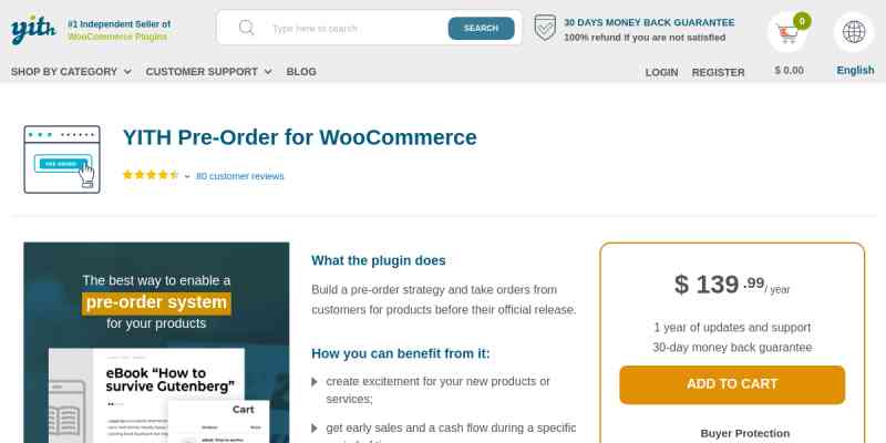 YITH Pre-Order for WooCommerce Premium