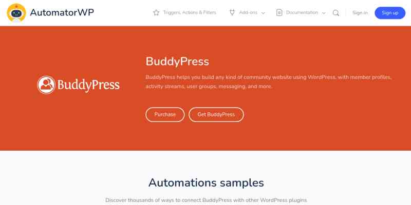 AutomatorWP – BuddyPress
