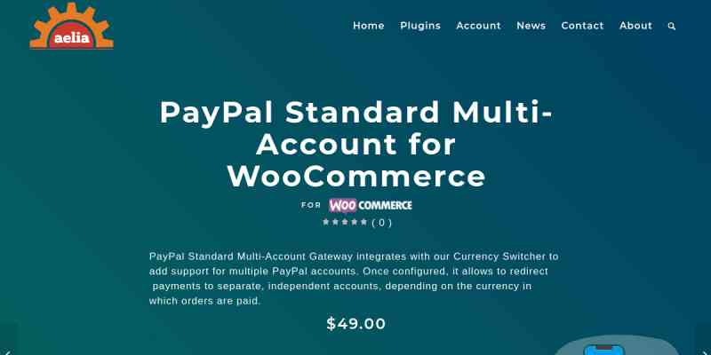 WooCommerce PayPal Standard (Multi Account)
